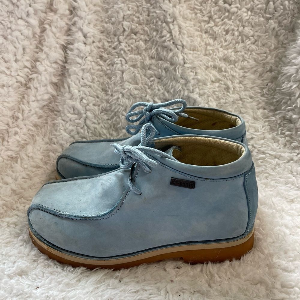B-Boots Buffalino Mens Blue Leather suede Moc Toe Chukka Boots SZ10